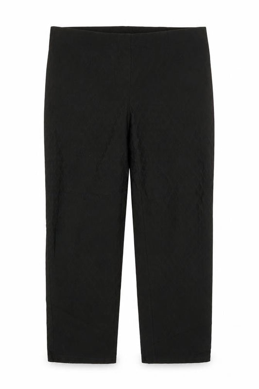 Gerard Womens Black Geometric Polyester Trousers Size 40 in L28 in Regular