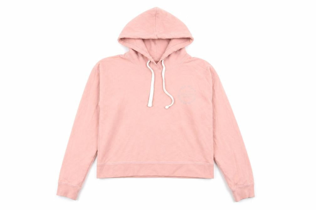 Jack Wills Womens Pink Cotton Pullover Hoodie Size 6 Pullover