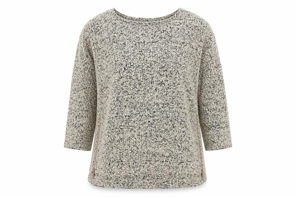 NEXT Womens Beige Round Neck Polyester Pullover Jumper Size 6