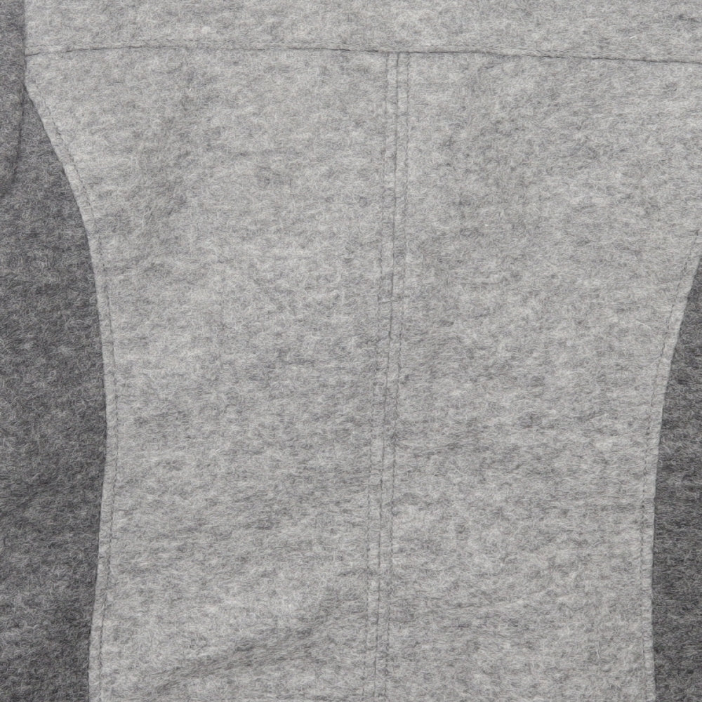Kristen Womens Grey Jacket Size 14 Zip