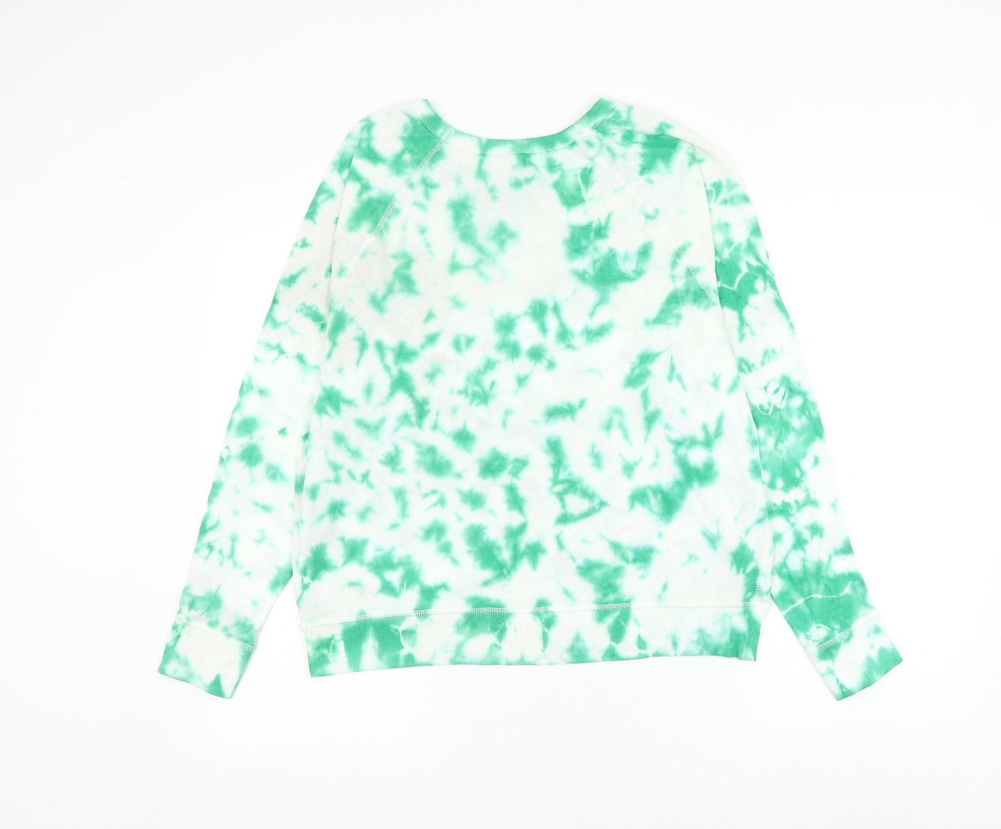 Grayson Threads Womens White Geometric Cotton Pullover Sweatshirt Size S Pullover - Lucky