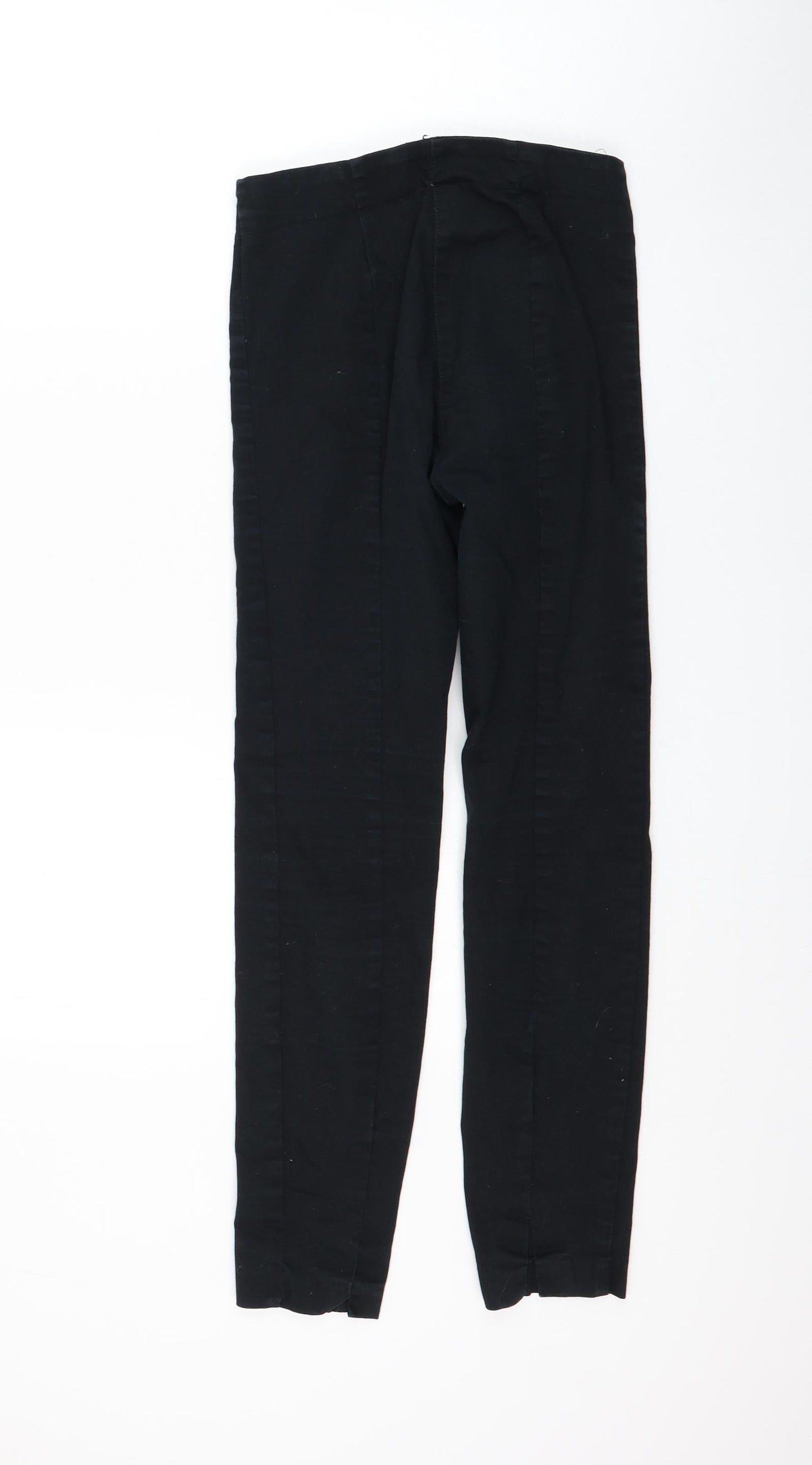 H&M Womens Black Cotton Skinny Jeans Size 8 L28 in Regular