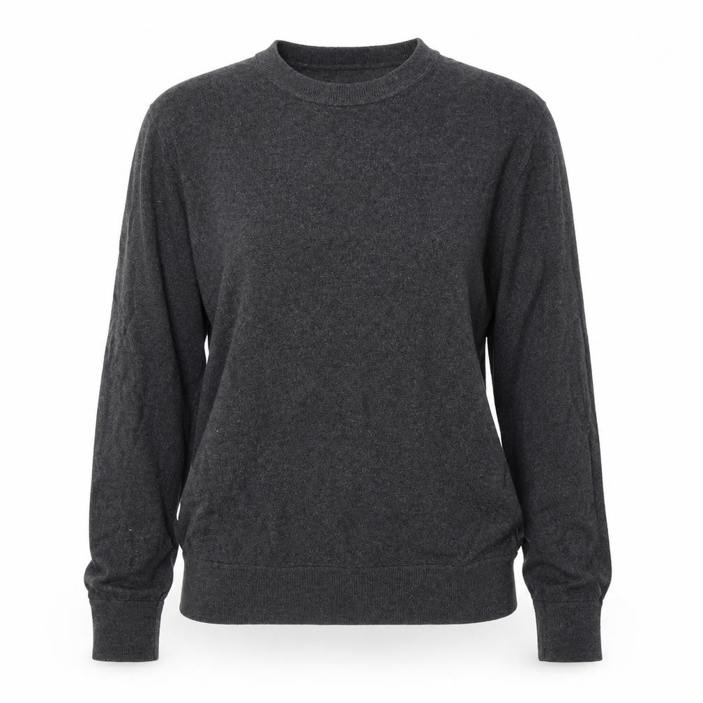 Gap Womens Grey Round Neck Acrylic Pullover Jumper Size S