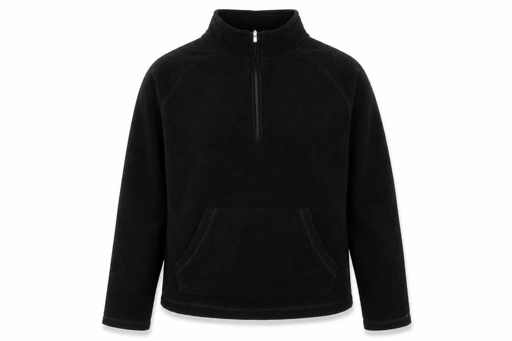 Dunnes Stores Womens Black Polyester Pullover Sweatshirt Size 8 Zip