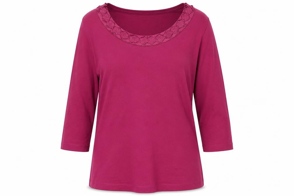 Marks & Spencer Womens Pink Round Neck Polyester Pullover Jumper Size 12