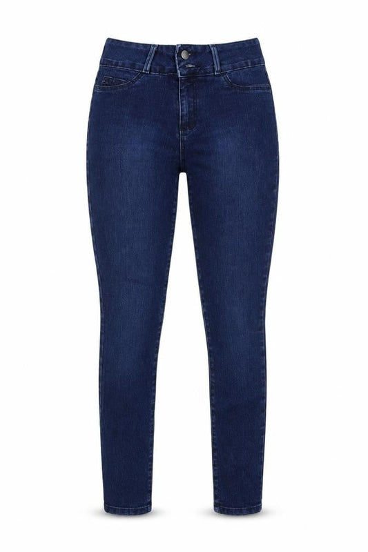 JustFab Womens Blue Cotton Skinny Jeans Size 27 in L27 in Regular Button
