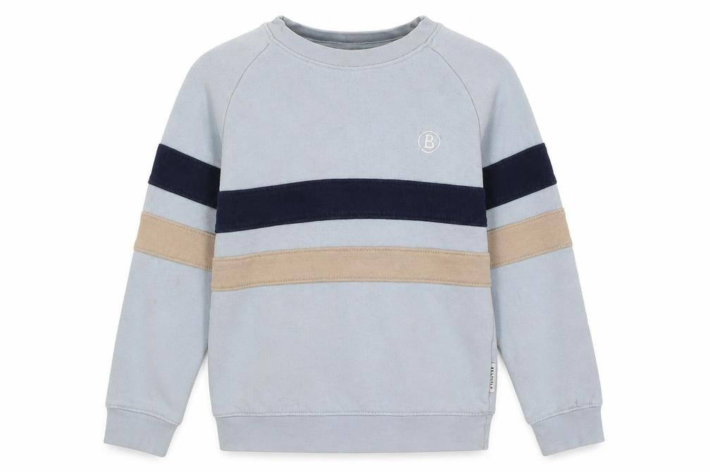Bellfield Boys Blue Cotton Pullover Sweatshirt Size 9-10 Years Pullover