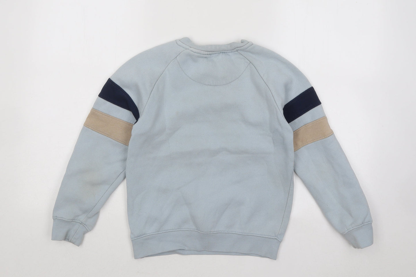 Bellfield Boys Blue Cotton Pullover Sweatshirt Size 9-10 Years Pullover