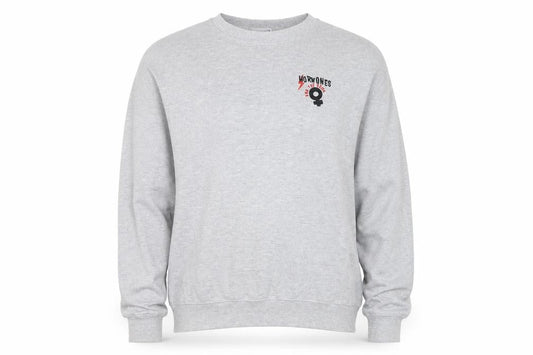 Mommamakes Womens Grey Cotton Pullover Sweatshirt Size L Pullover - Hormones and The Gang