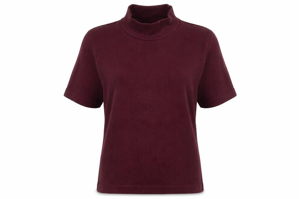 Dunnes Stores Womens Purple Mock Neck Polyester Pullover Jumper Size XS