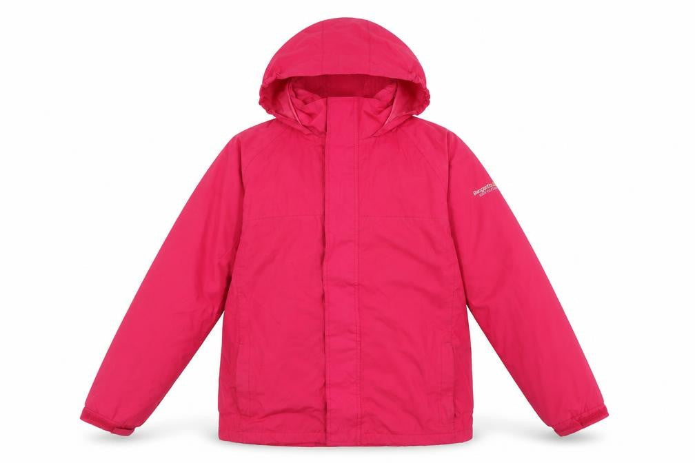 Regetta Womens Pink Rain Coat Coat Size XS Zip
