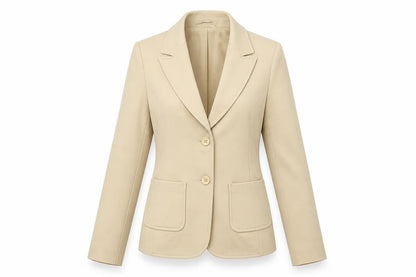 Miss Selfridge Womens Beige Jacket Blazer Size 38 Button