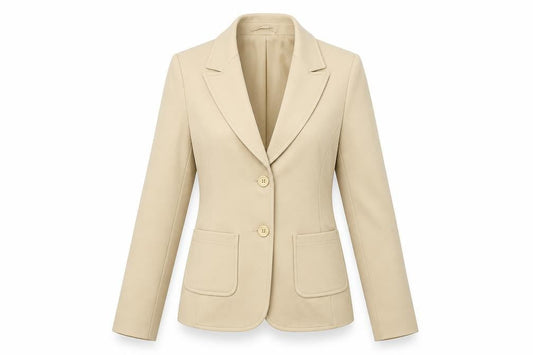 Miss Selfridge Womens Beige Jacket Blazer Size 38 Button