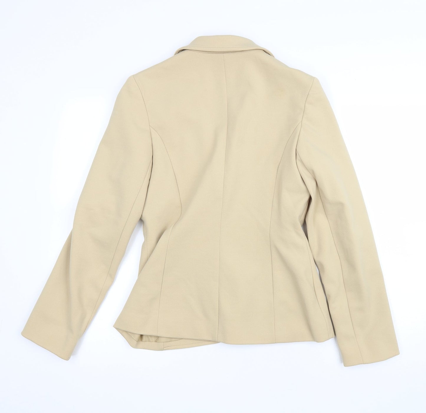 Miss Selfridge Womens Beige Jacket Blazer Size 38 Button