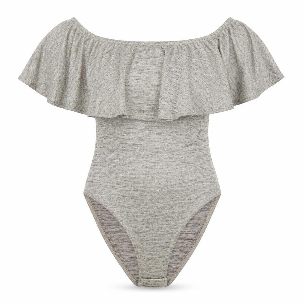 New Look Womens Gold Polyester Bodysuit One-Piece Size 10 Snap