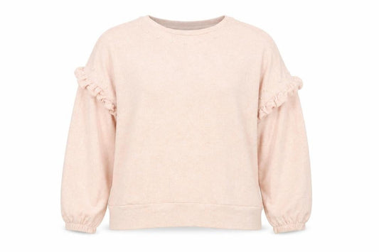 Wallis Womens Pink Viscose Pullover Sweatshirt Size L Pullover