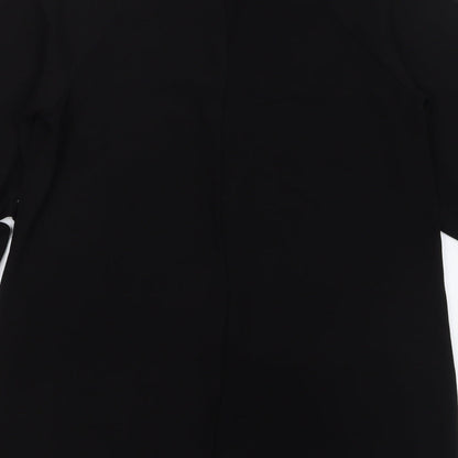 Primark Womens Black Polyester Shift Size 12 V-Neck Pullover