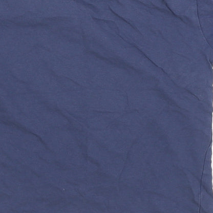 Dunnes Boys Blue Cotton Basic T-Shirt Size 5 Years Round Neck Pullover - Skateboarding