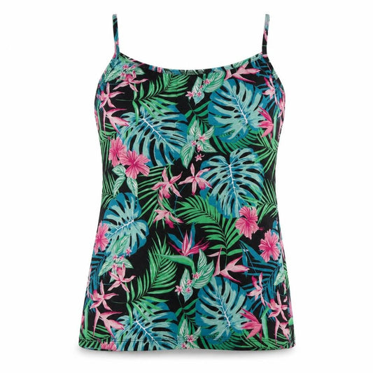 Pep&Co Womens Multicoloured Floral Cotton Camisole Tank Size S Square Neck