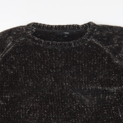 Next Womens Green Round Neck Polyester Pullover Jumper Size XS