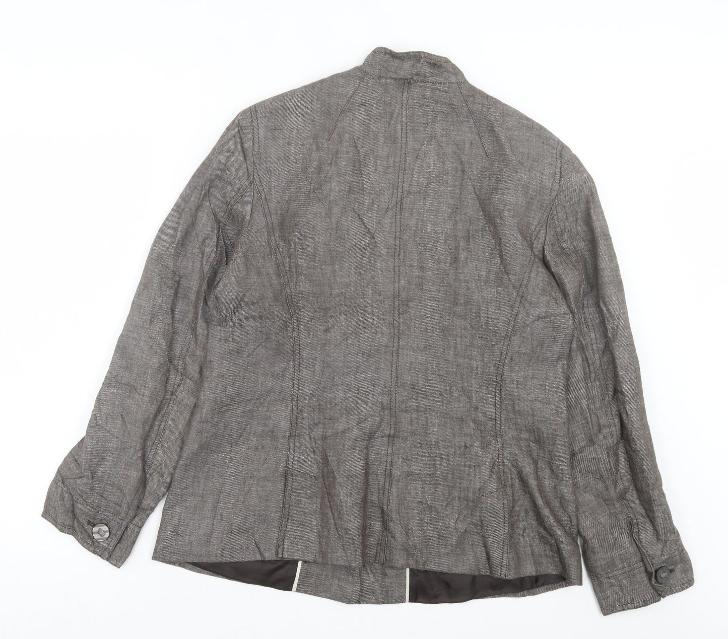 NEXT Womens Brown Jacket Size 6 Button