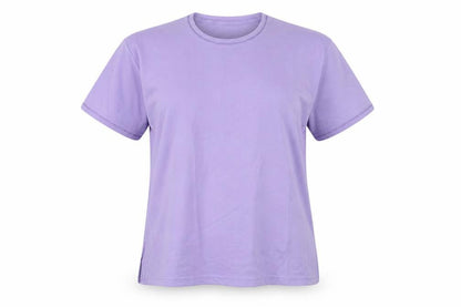 Debbie Morgan Womens Purple Round Neck Polyester Pullover Jumper Size L