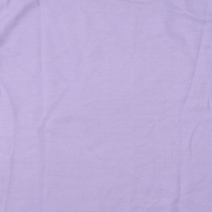 Debbie Morgan Womens Purple Round Neck Polyester Pullover Jumper Size L