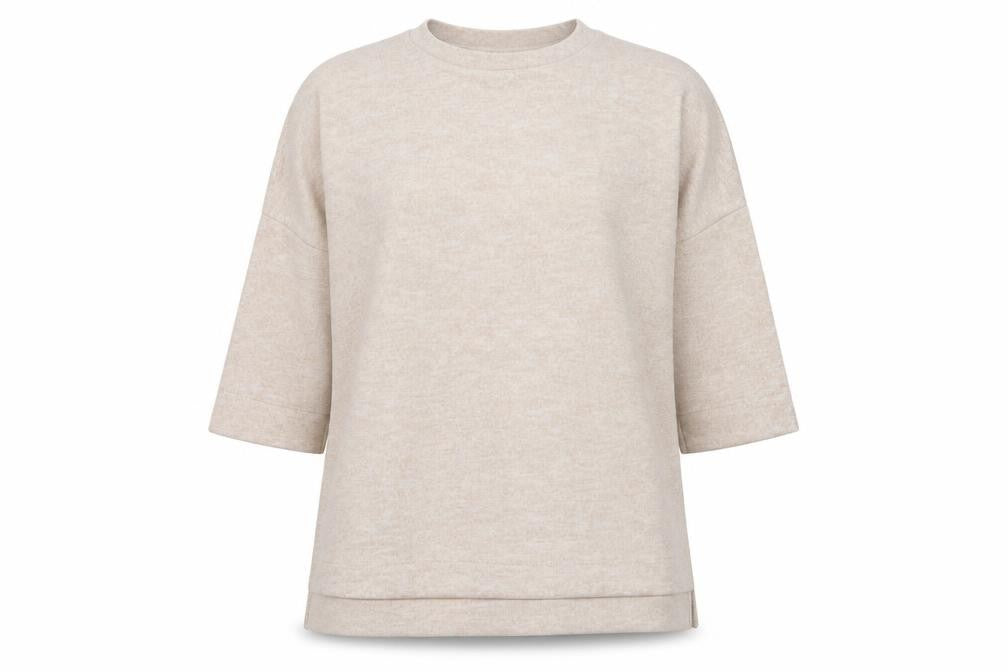 Primark Womens Beige Round Neck Polyester Pullover Jumper Size 6