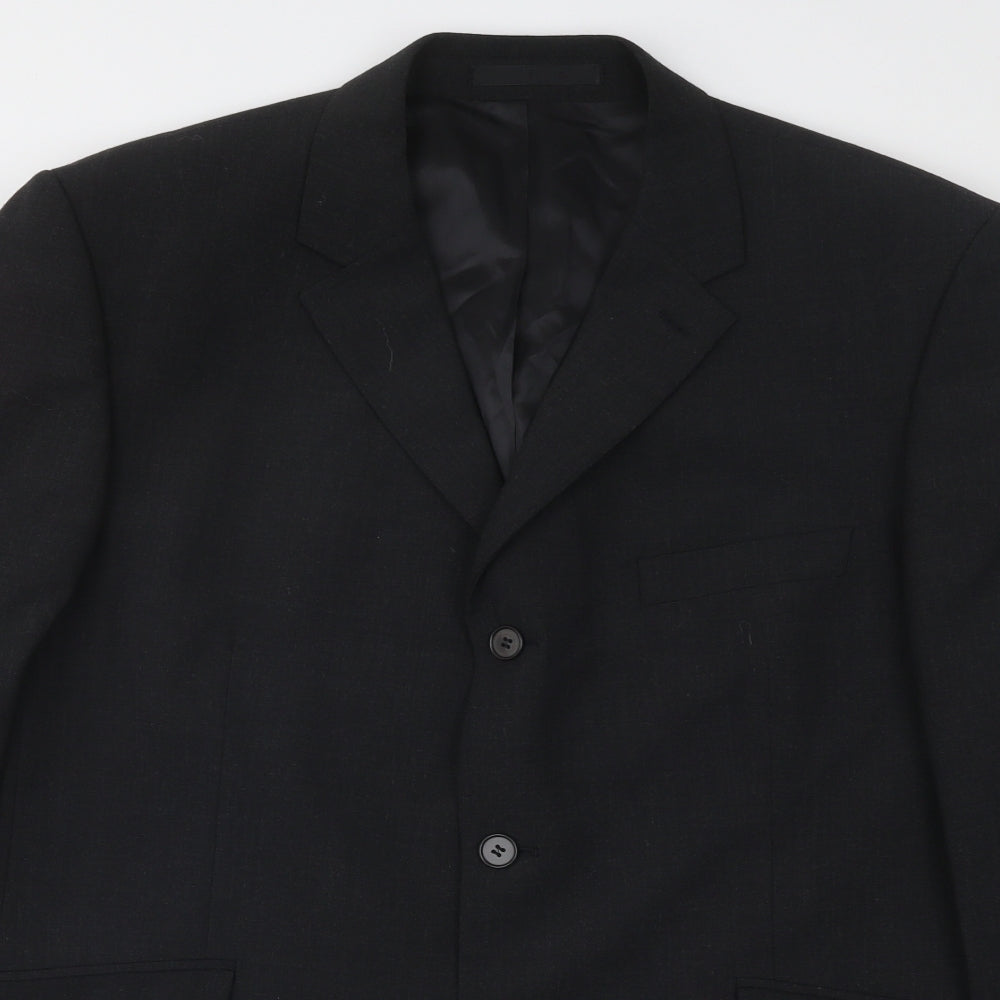 Urban Resistance Mens Black Polyester Jacket Suit Jacket Size 44