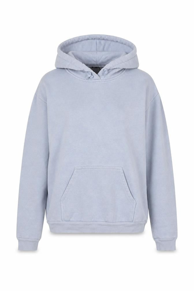 Topshop Womens Blue Cotton Pullover Hoodie Size 6