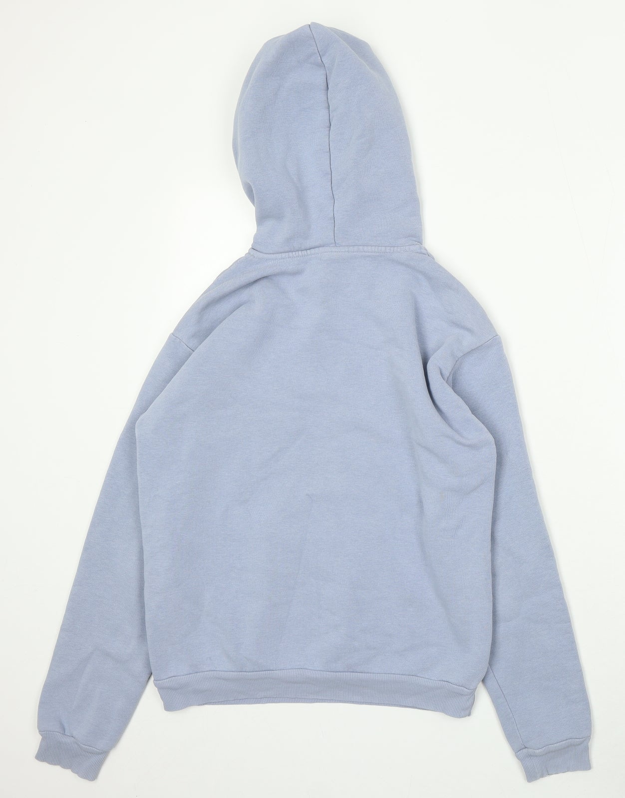 Topshop Womens Blue Cotton Pullover Hoodie Size 6
