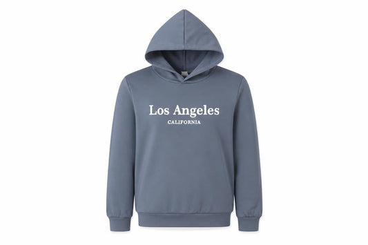 SHEIN Girls Grey Polyester Pullover Hoodie Size 8 Years Pullover - Los Angeles California