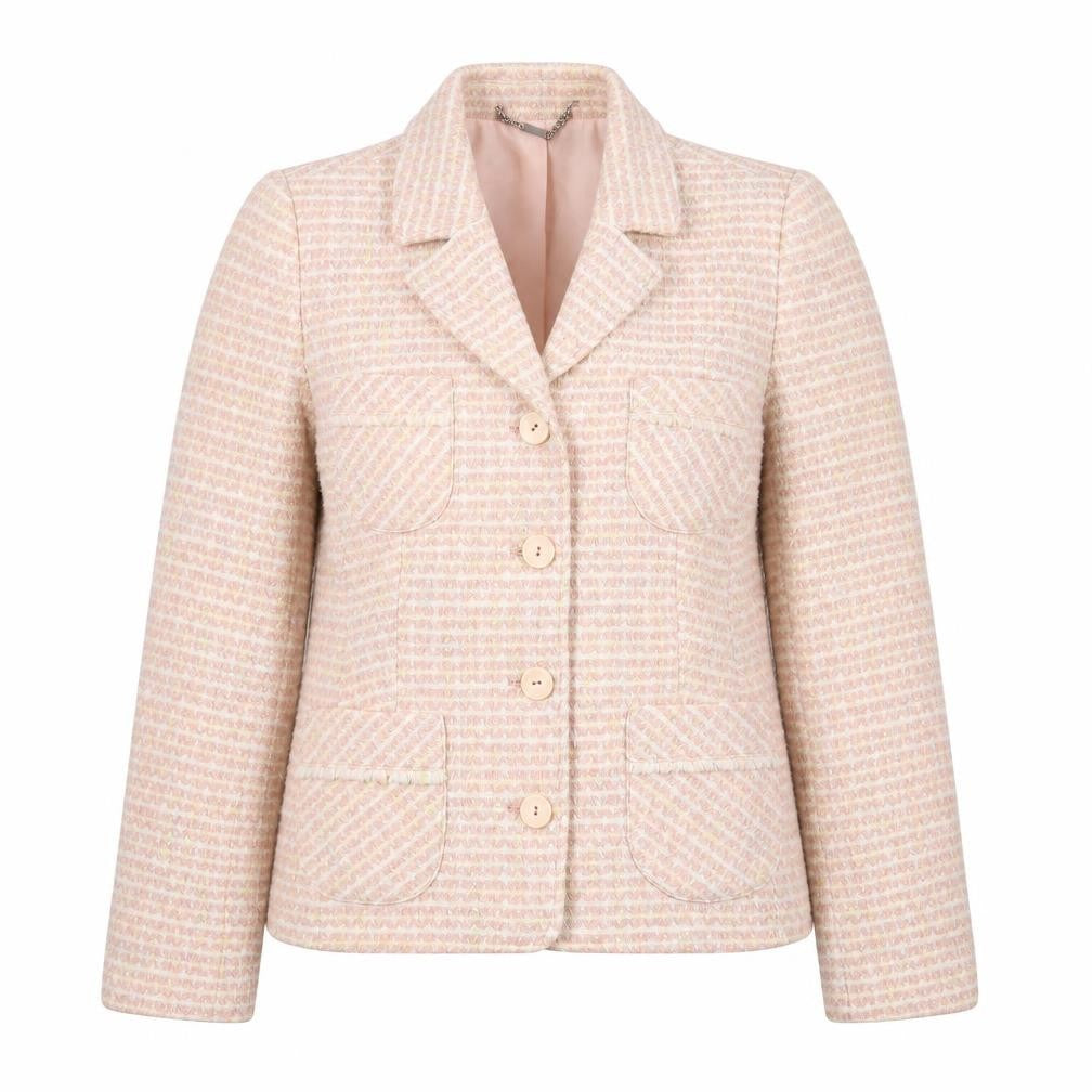 NEXT Womens Multicoloured Check 100% Acrylic Jacket Blazer Size 10