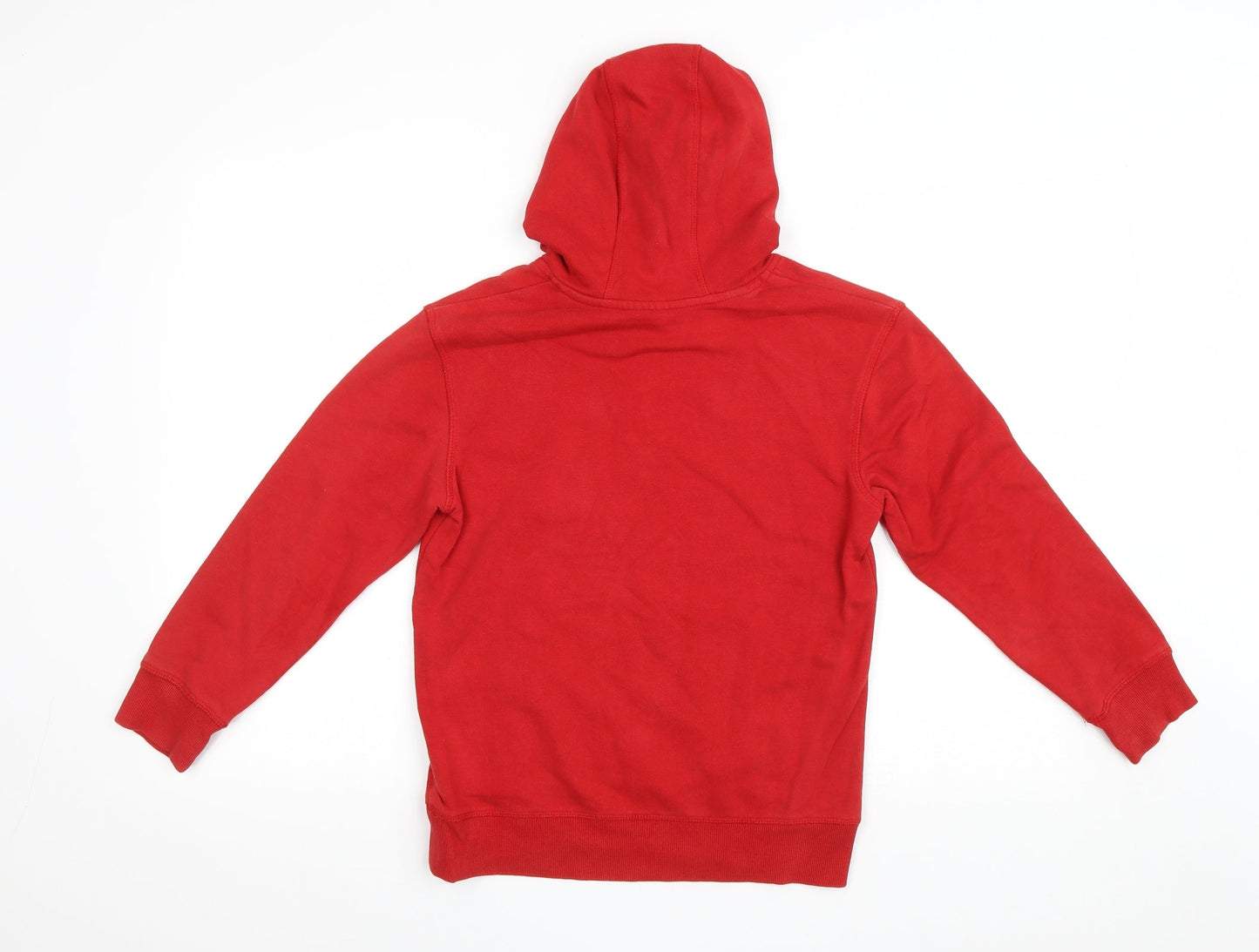 George Boys Red Cotton Pullover Hoodie Size 8-9 Years Pullover