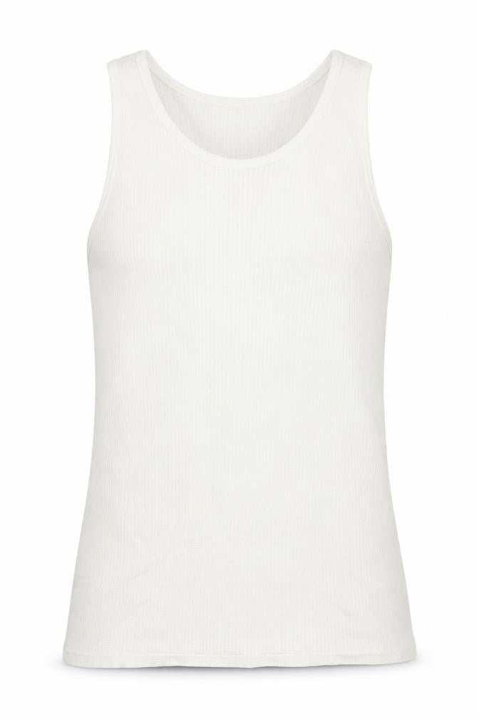 Marks & Spencer Mens Ivory Cotton T-Shirt Size L Round Neck