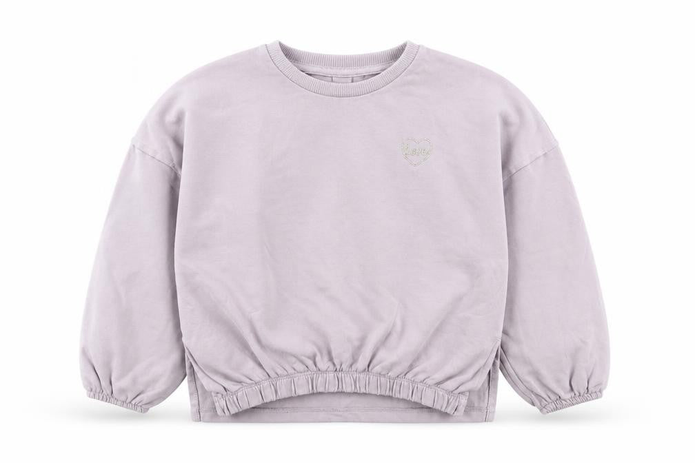 NEXT Girls Grey Cotton Pullover Sweatshirt Size 10 Years Pullover - Cropped Love
