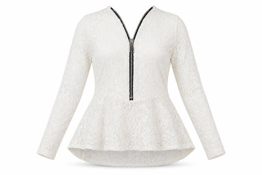 V London Womens White Polyester Basic Blouse Size S V-Neck