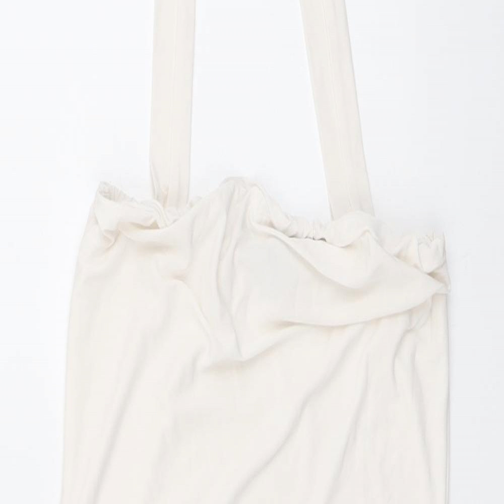 PRETTYLITTLETHING Womens White Polyester Basic Blouse Size 8 Halter