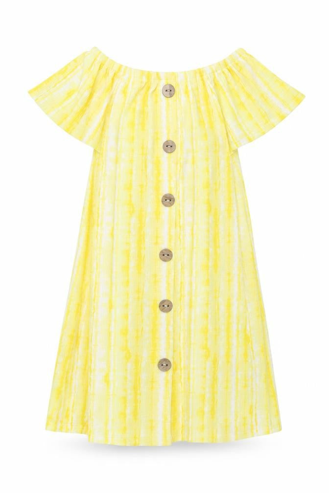 F&F Womens Yellow Polyester A-Line Size 8 Square Neck Pullover