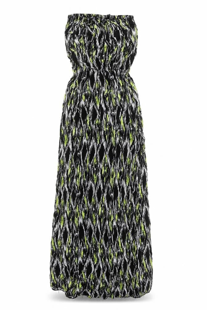 Atmosphere Womens Black Geometric Polyester Maxi Size 6 Off the Shoulder Pullover