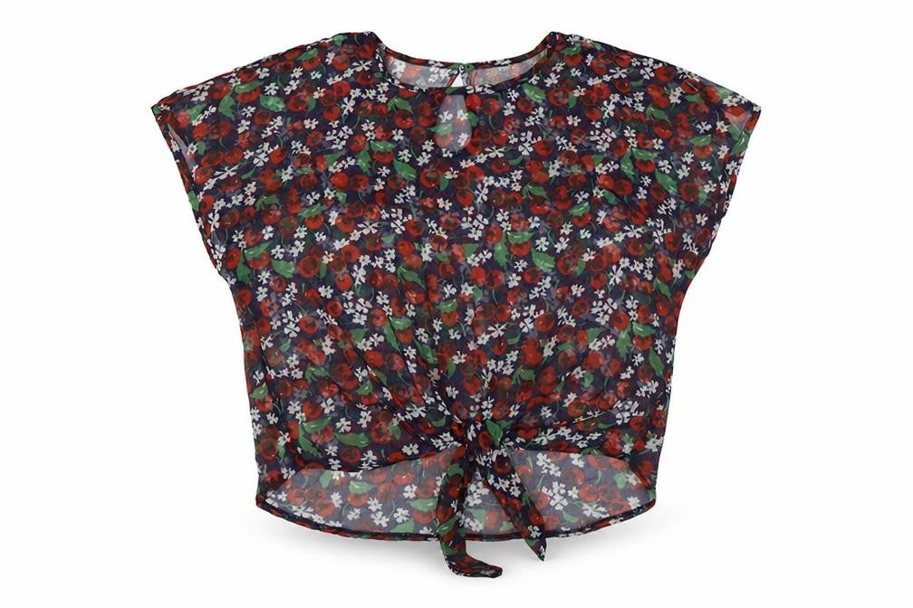 Atmosphere Womens Multicoloured Geometric Polyester Basic Blouse Size 8 Round Neck