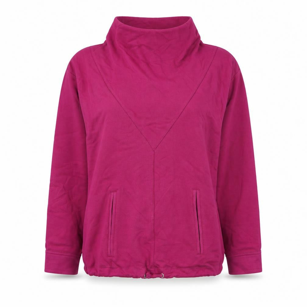 Gallery Womens Pink Viscose Pullover Sweatshirt Size S Pullover
