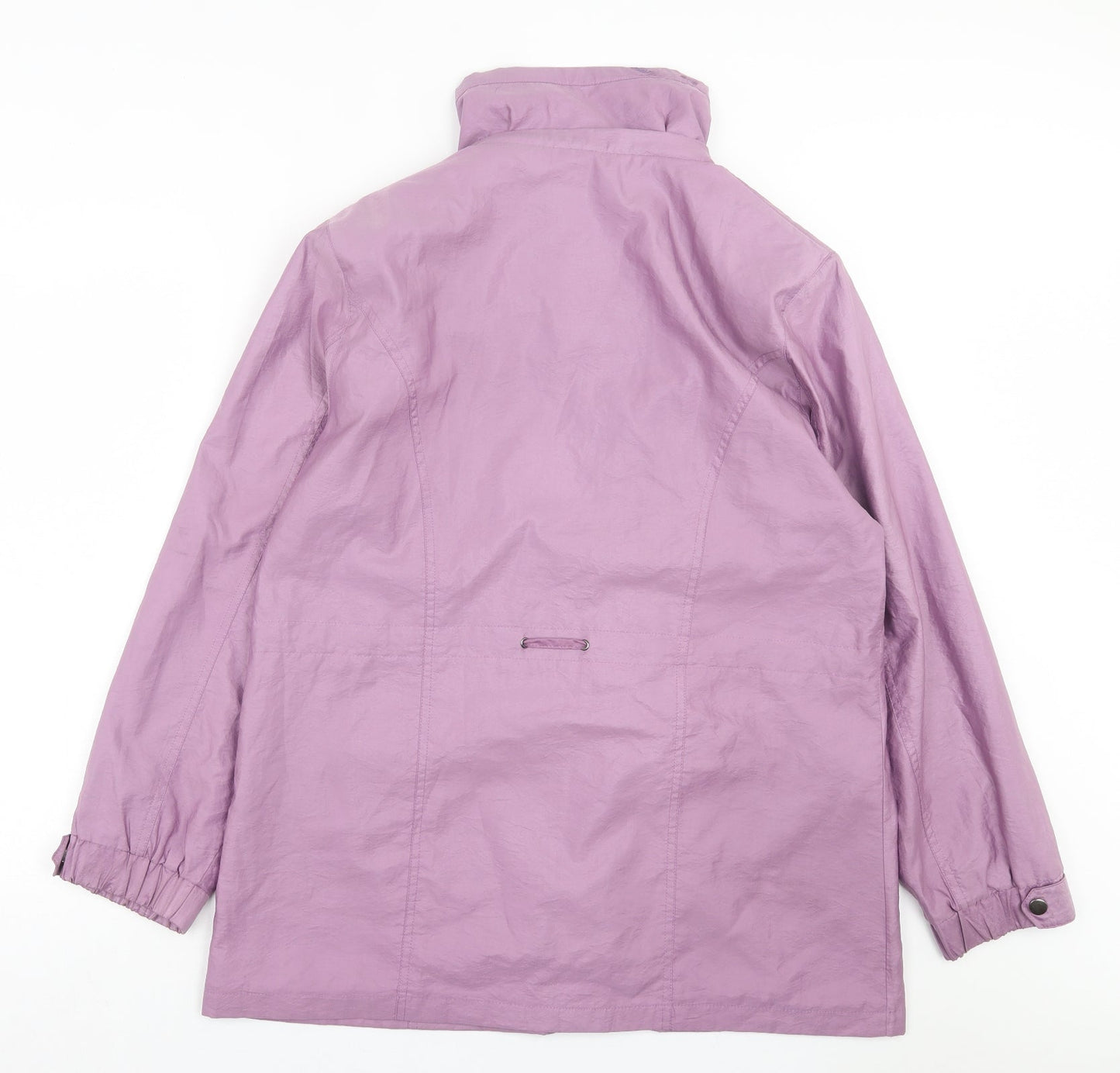 Finesse Womens Purple Jacket Size 14 Zip