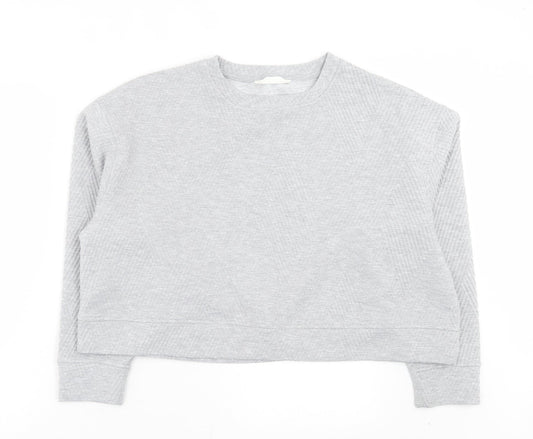 Primark Womens Grey Polyester Pullover Sweatshirt Size M Pullover