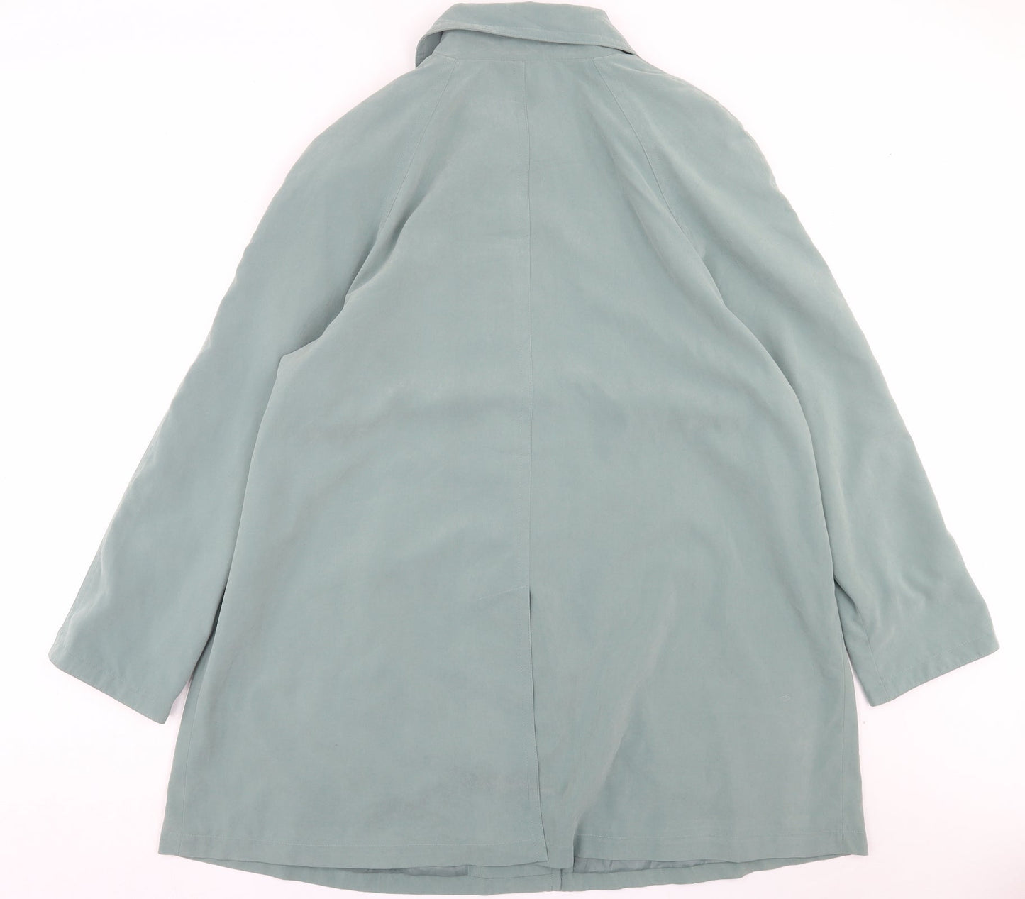 Berkertex Womens Green Jacket Coat Size 18 Button