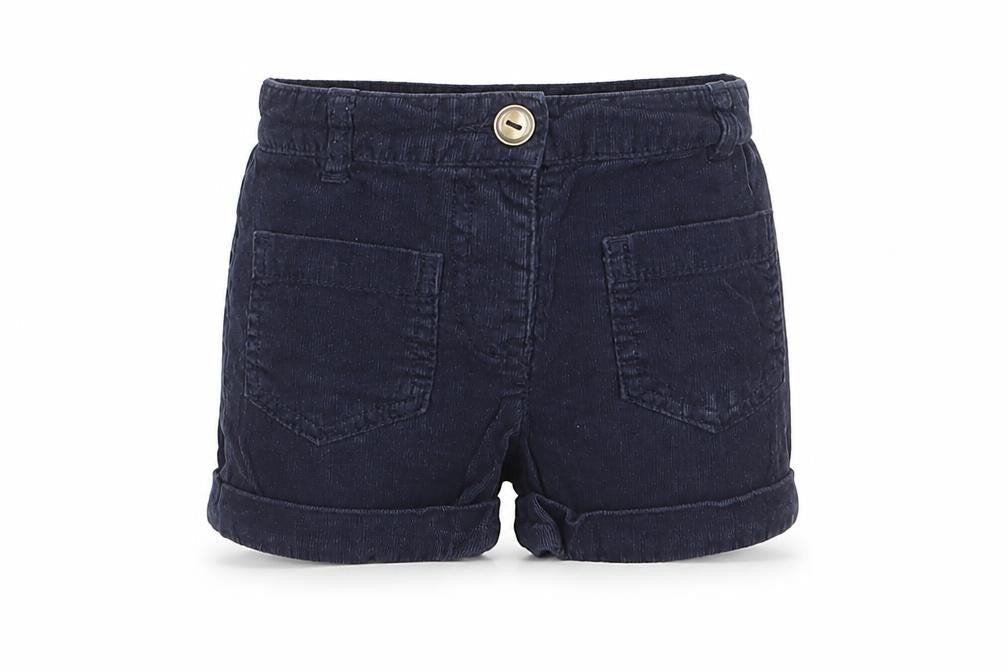 Dunnes Boys Blue Cotton Cropped Trousers Size 18-24 Months Button