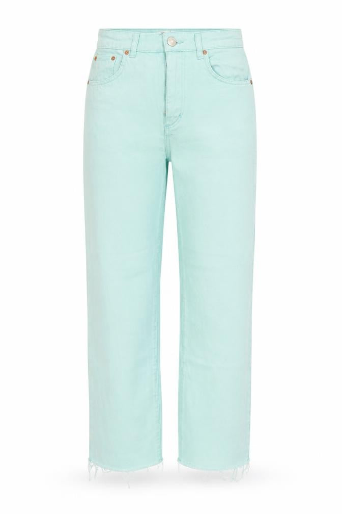 Pull&Bear Womens Blue Cotton Straight Jeans Size 4 L26 in Regular Button