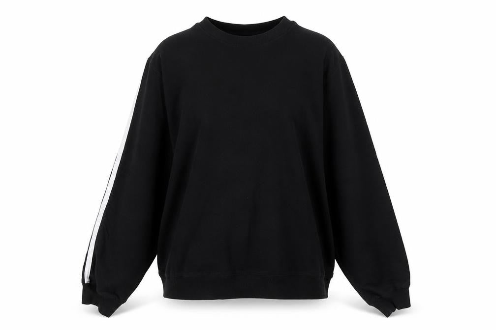ASOS Womens Black Cotton Pullover Sweatshirt Size 8 Pullover