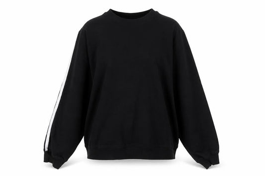 ASOS Womens Black Cotton Pullover Sweatshirt Size 8 Pullover