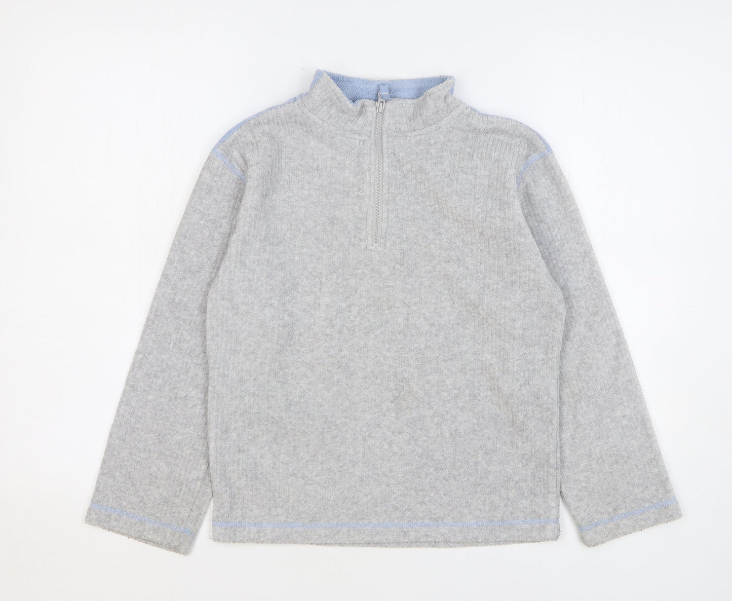 Ladybird Boys Grey Polyester Pullover Sweatshirt Size 9-10 Years Zip